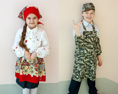 Фартуки, косынки, налокотники для уроков труда Фартуки, косынки, налокотники для уроков труда